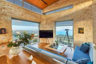 New Luxury Olives & Thyme Retreat, Seaview with 2 Heated Pools - Chania - 7