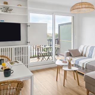 South-facing terrace, direct beach access - Cabourg - 6
