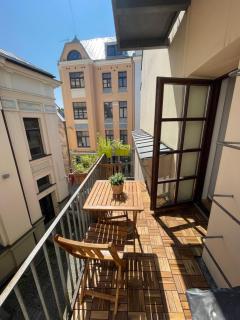 3 Bedrooms Oldtown with Balcony Quiet area - Rīga - 8