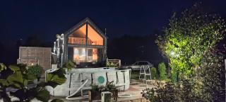 Domek mazurski całoroczny nad jeziorem z jacuzzi SPA - Pasym - 0