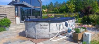 Domek mazurski całoroczny nad jeziorem z jacuzzi SPA - Pasym - 8