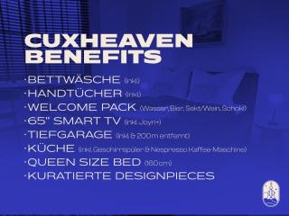 CuxHeaven - modernes Studio-Apartment direkt am Meer mit 65 Zoll TV und Tiefgarage in Duhnen - Cuxhaven - 9