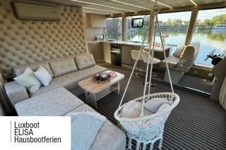 Luxboot ELISA Hausboot mit STARLINK Internet - Waren - 3