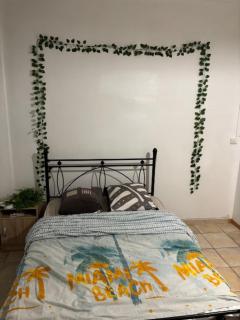 un lit double dans une chambre dans un appartement de 3 chambres en colocation à proximité du centre ville - Tolone - 4