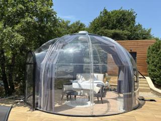 Bulle StelléA 26 m2, SPA Privatif au domaine CollinéA - Bathernay - 0