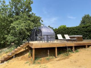 Bulle StelléA 26 m2, SPA Privatif au domaine CollinéA - Bathernay - 9