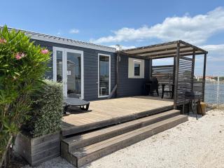 Azur Premium Climatisé 4 étoiles au camping la presqu'île du Barcarés vue imprenable - Le Barcarès - 0