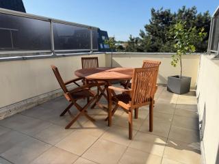 La mouette rieuse, terrasse, vue mer, accès plage - Bernières-sur-Mer - 6