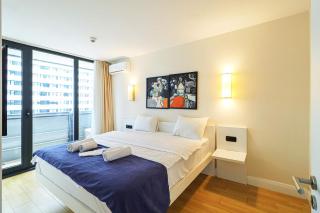 1BR apt with balcony sea views 2 min from the sea - Batumi - 8