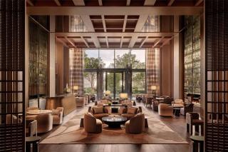 Conrad Shenzhen, the first art museum hotel in Greater Bay Area with the stunning bay and sunset view in the hotel terrace - Shenzhen - 5
