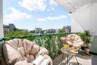 Pulawska Residence Mokotów 2-bedroom & living room, balcony & free parking on site - Warschau - 9