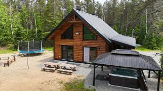 Chalet bois rond, Spa, rivière & nature - Lac-aux-Sables - 0