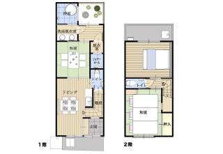 三条松の華百年町屋 二条站旁 3卧2浴2卫 地暖 美浓焼风吕 清水焼 西阵织饰品 松庭 生活交通便利 - Kyoto - 9