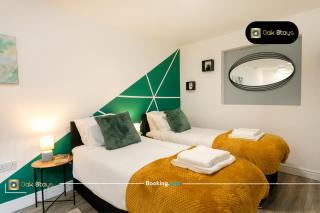 Last-Minute Escapes l 2 Bedroom Modern Apartment for 6 Guests in City Centre with Free Parking by Oak Stays Short Lets & Serviced Accommodations - Leicester - 7