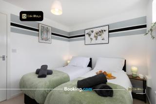 30Nights Savings l 3BedRooms l City Center l Leicester l Premium Deals by Oak Stays l Exclusive Deal on 3 Bed City Center Leicester Apartment l Sleeps 6 l Free Parking l Wifi l Stylish l City View l By Oak Stays Short Lets & Serviced Accommodations - Leicester - 8