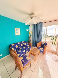 Sea view apartment, pool and beach 50m away - La Trinité - 1