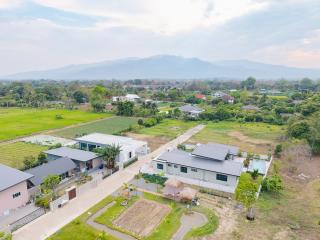 Cozy pool villa, rice field & flower farm CNX - Ban Don Kaeo - 9