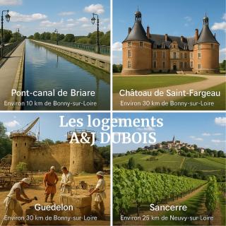 A&J Family - Neuvy sur Loire - Guédelon - Neuvy-sur-Loire - 8