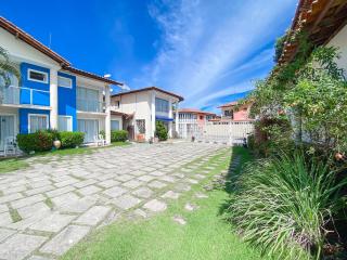 Casas no Residencial Mont Sião com 2 ou 3 suítes (todas com ar condicionado) condomíno a poucos metros da praia de Taperapuã (Axé Moi), com 2 piscinas adulto, 2 infantil, sauna e 2 portarias, casas com internet privativa 300MBPS - Porto Seguro - 5