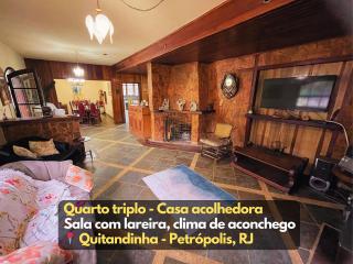 Quarto triplo em Casa confortável - Petrópolis RJ - Anfitrião mora no local - Petrópolis - 9