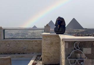 Sunset Of Thebs Pyramids View - Il Cairo - 7