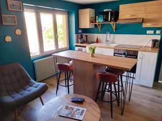 LA ROCHETTE studio et appartement avec JACUZZI Rooftop Balcon cour intérieure - Roanne - 8