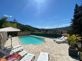 Suite familiale Joséphine à La Terrasse 2 à 4 personnes piscine local vélos - Tournon-sur-Rhône - 7