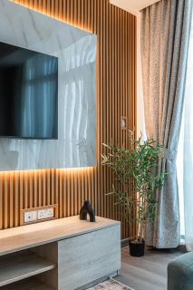 Bright & Elegant Saven The Palm 1bhk Apartment - 1