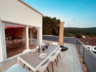 NEU! Design-Penthouse, Panoramablick, XXL-Terrasse - Waldkirchen - 8