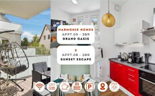 Harmonie Homes - Built in 2025 - Hotel-Quality Beds & Linen - Full Kitchen - Fiber WiFi - 4K Smart TV - 2 Balconies - Elevator - Free Private Parking - Near Augsburg - 20 Min via Autobahn to Munich-West - Dasing - 3