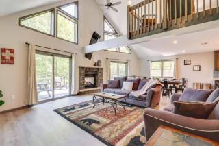 Hot Tub and Community Beach Albrightsville Home! - 7