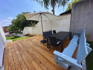 Frankenherz-Apartments - Premium Wohnung mit Terrasse & zwei Schlafzimmern, nahe Playmobil-Funpark, Self-Check-In - Großhabersdorf - 6
