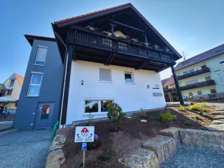 Frankenherz-Apartments - Premium Wohnung mit Terrasse & zwei Schlafzimmern, nahe Playmobil-Funpark, Self-Check-In - Großhabersdorf - 7