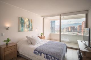 Premium 2BR 2BA Parque Arauco - Balcon con malla - Santiago - 8