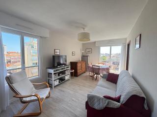 Appartement 2 pièces accès direct plage, parking privé - FR-1-197-604 - 0