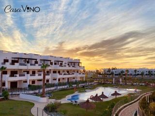 Apartamento moderno cerca de la playa, aire acondicionado, 2 dormitorios, jardín común - ES-376-18 - Pulpí - 0