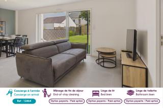 Jardin clos - Maison de plain-pied pour 4 - Le Tour-du-Parc - 8