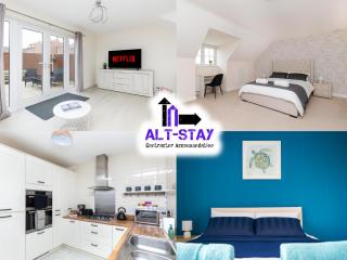 Alt-Stay Wakefield, Pinderfields General Hospital - 2x En-suites & King Size Beds - Parking - Fast Wi-Fi - Ideal For Contractors & Long Stays - Wakefield - 0