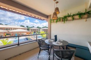 Apto Charmoso com Vista para Piscina! - BIO0079 - Camaçari - 2