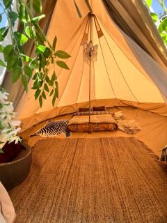 Eco- regenerative bell tent with a pool - near Piódão - - 2
