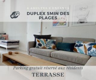 Le Duplex 4 Pers - 10 min des plages - 0