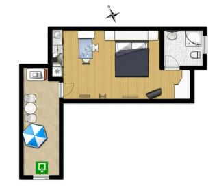 Gemütliche Ferienwohnung in Bili Brig mit Grill und Panoramablick - 5