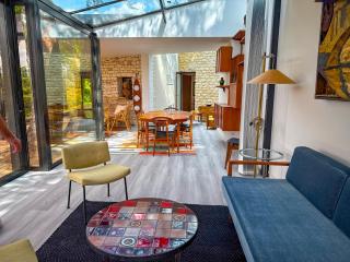 L'Atelier d'artiste, Lodge contemporain à ciel ouvert avec piscine - Saint-Saturnin-dʼApt - 7