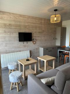 L Évidence, 4 à 5 couchages, 1 chambre, cellier, Meublé de Tourisme 3 étoiles, vue dégagée, parking gratuit - Chamrousse - 9