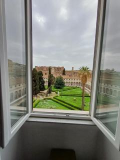 Camera x2 con splendida vista sulle Terme di Diocleziano e sul Chiostro di Michelangelo - Rom - 7