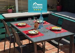 Grand Studio aux Salins - climatisation - terrasse - 90m de la mer - Hyères - 0