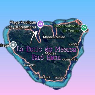 La Perle de Moorea Fare HONU PIEDS DANS L'EAU AVEC SA PLAGE POUR SEJOUR ROMANTIQUE - Orufara - 1
