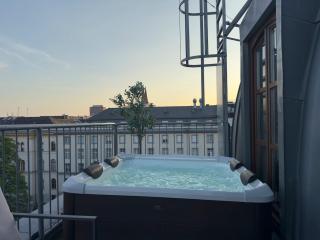 2 BR Penthouse Loft - WHIRLPOOL - TERRASSE - WIFI - ZENTRAL - KÜCHE - KAFFEE - PARKHAUS - Wiesbaden - 9