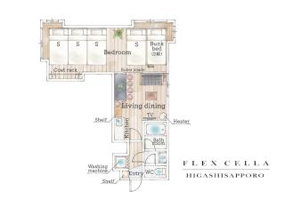 Flex cella Higashisapporo - 6