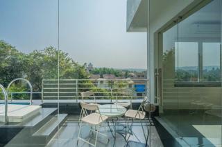 4BHK Pvt Pool Mountain View Apartment Candolim Luxfort - Candolim - 7